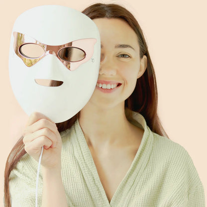 Silkemyk modell holder LED-Maske.